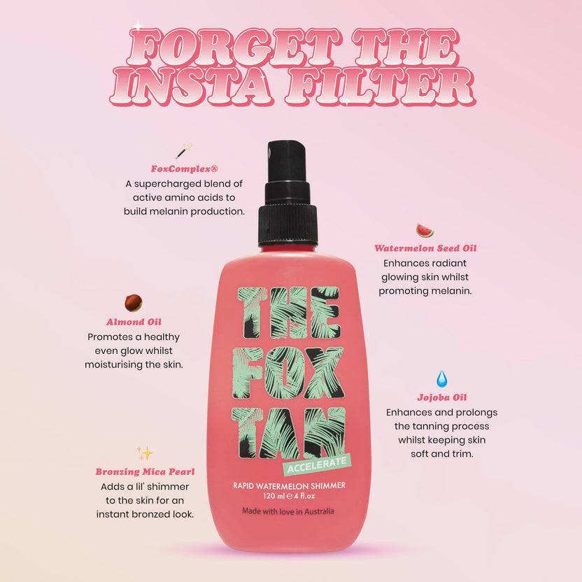 The Fox Tan Rapid Watermelon Shimmer (120ml) 2025