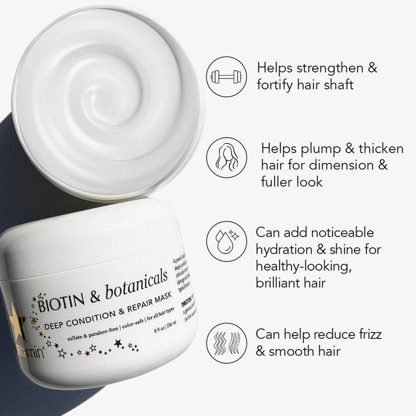 HAIRtamin Biotin & Botanicals Deep Condition & Repair Hair Mask (236ml) Flash Sale