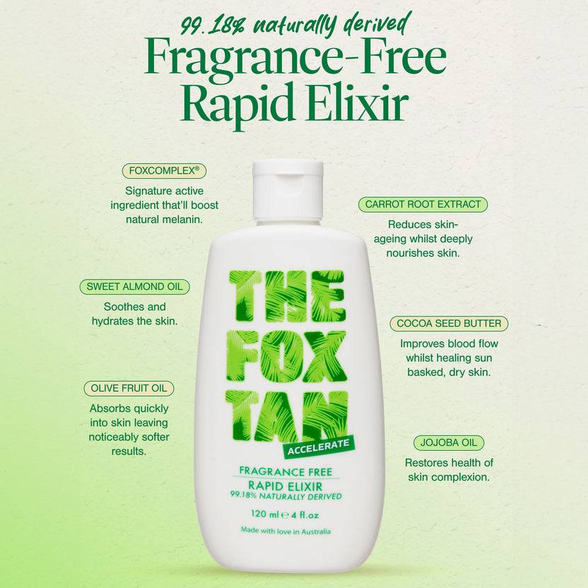 The Fox Tan Fragrance Free Rapid Tanning Elixir (120ml) Osterangebot