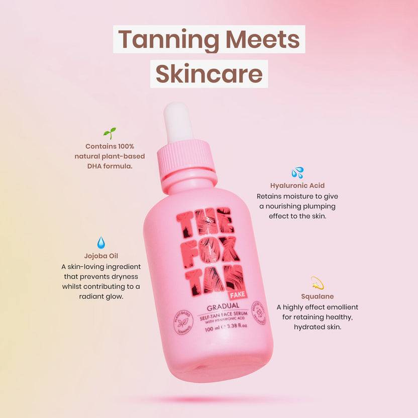 The Fox Tan Gradual Self-Tan Face Serum (100ml) Lagerräumung