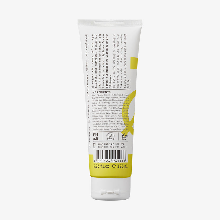 Nø Cosmetics pure tøday AHA/PHA Peeling Cleanser (125ml) Super Rabatt