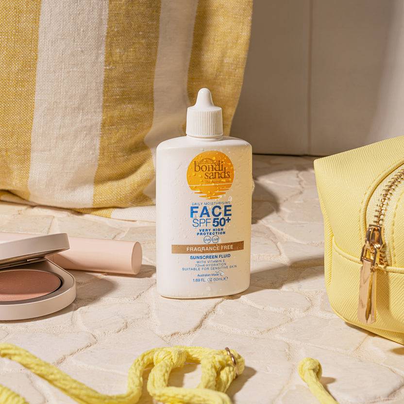 Bondi Sands SPF 50+ Fragrance Free Face Fluid (50ml) Begrenzt auf 3 Tage
