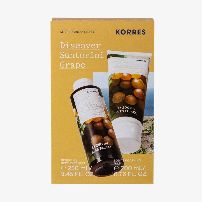 KORRES SANTORINI GRAPE Körperpflege Set (450ml) Kauf eins, bekomm eins gratis