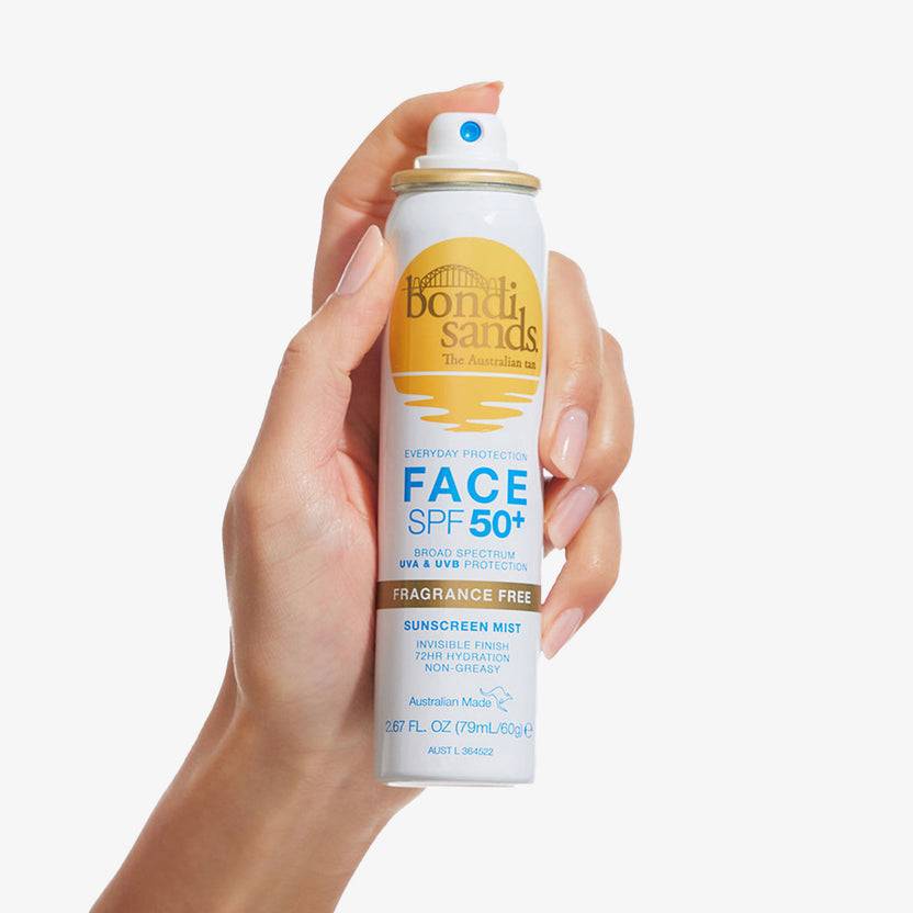 Bondi Sands SPF 50+ Fragrance Free Sunscreen Face Mist (60g) Kostenloser Versand international