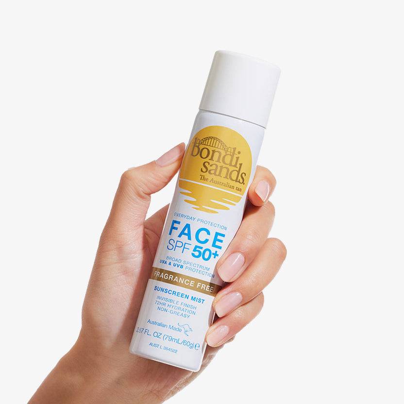 Bondi Sands SPF 50+ Fragrance Free Sunscreen Face Mist (60g) Kostenloser Versand international