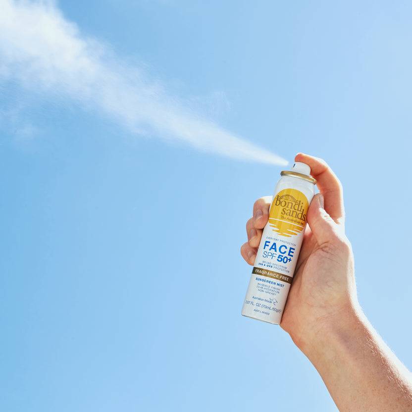Bondi Sands SPF 50+ Fragrance Free Sunscreen Face Mist (60g) Kostenloser Versand international