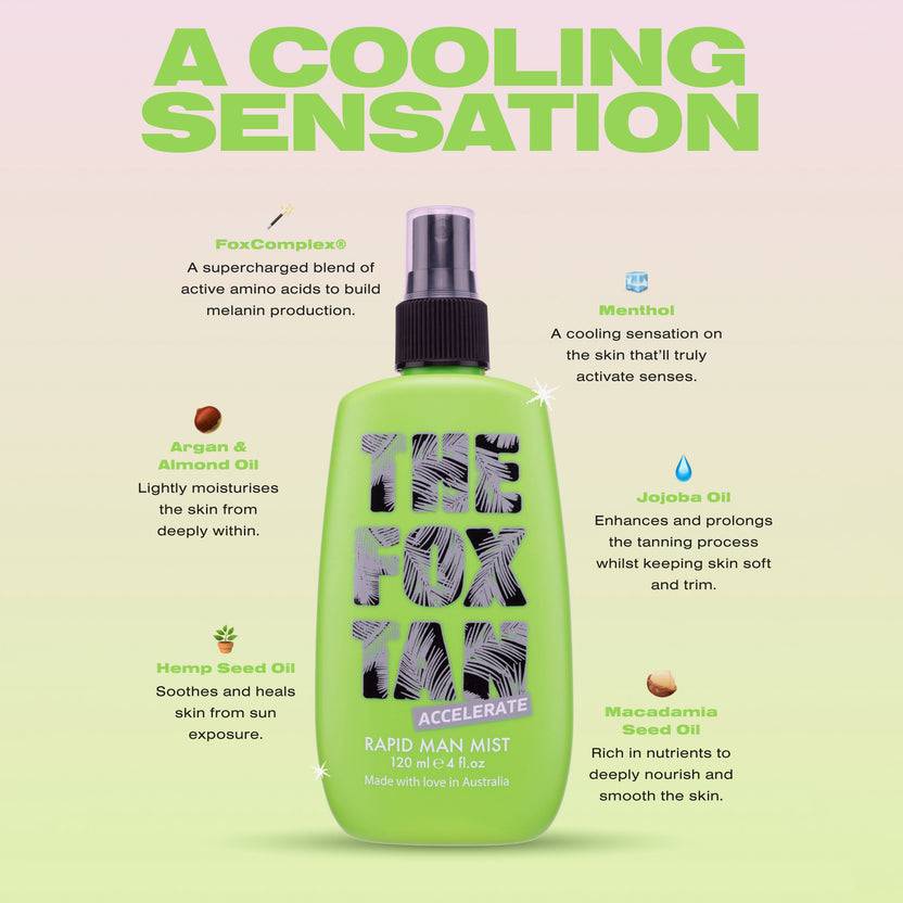 The Fox Tan Rapid Man Mist (120ml) Im Verkauf