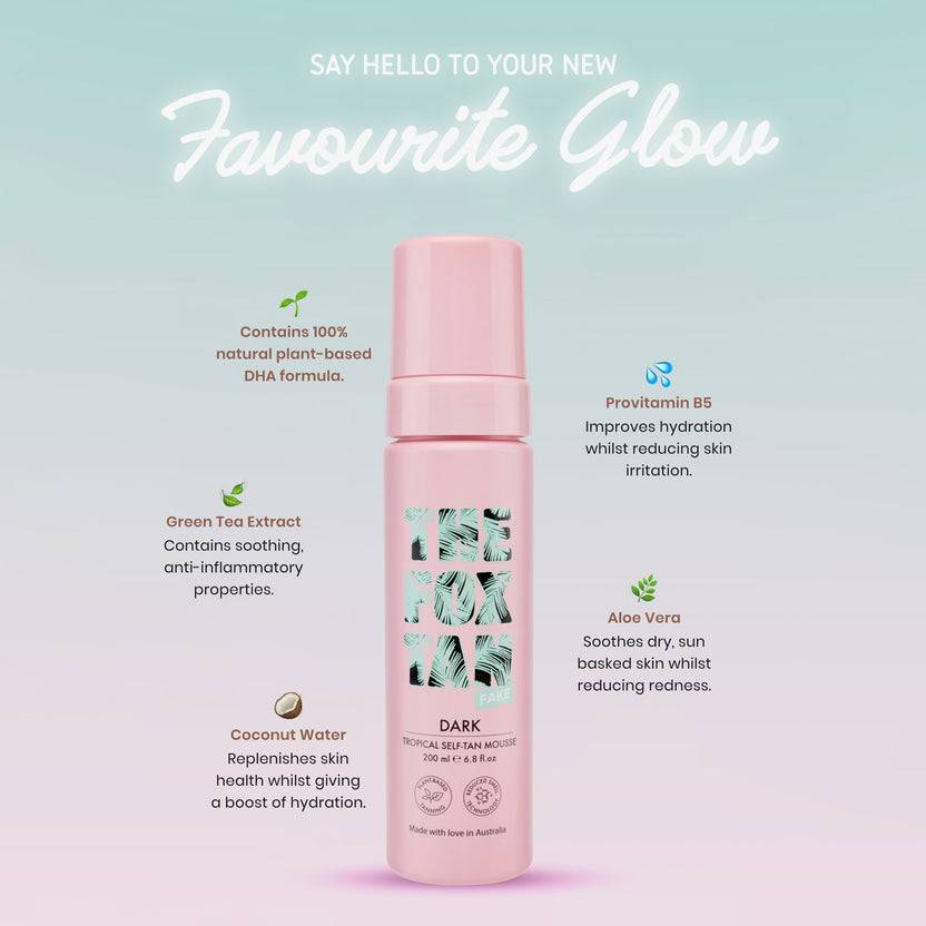 The Fox Tan Dark Tropical Self-Tan Mousse (200ml) 50% Rabatt für begrenzte Zeit
