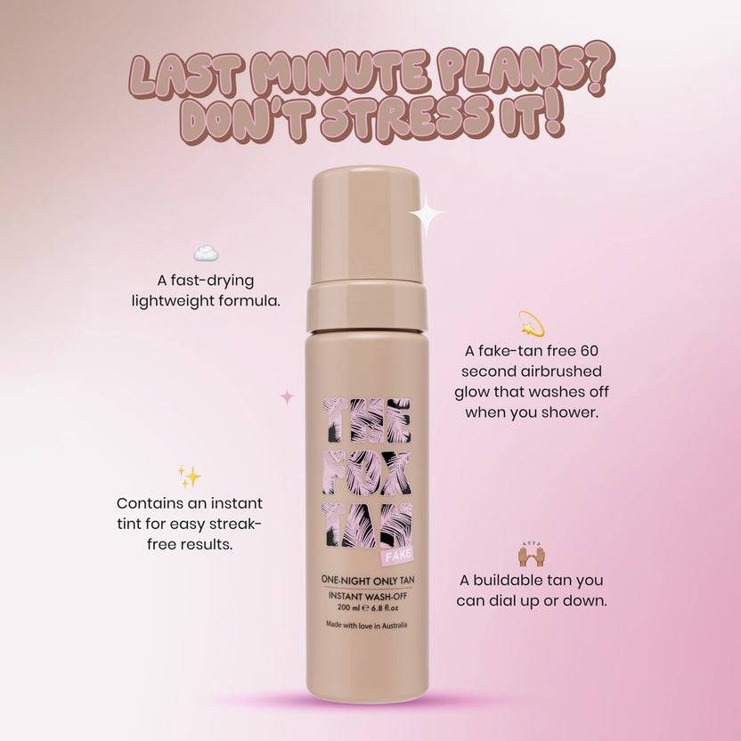 The Fox Tan One Night Only Tan Instant Wash Off (200ml) im Angebot
