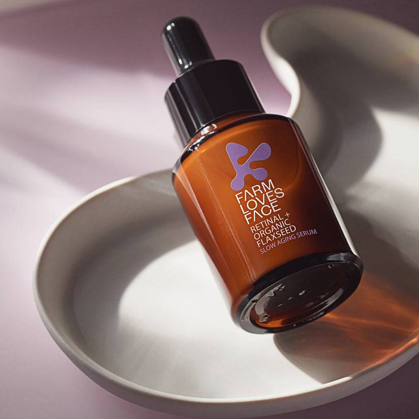 Farm Loves Face Retinal + Organic Flaxseed Slow Aging Serum (28ml) Fabrik Onlineshop