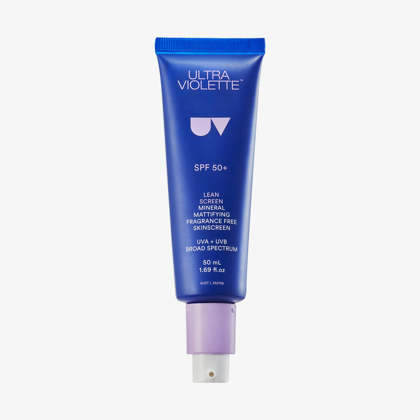 Ultra Violette Lean Screen Mineral Mattifying Fragrance Free Skinscreen SPF50+ (50ml) Lagerräumung