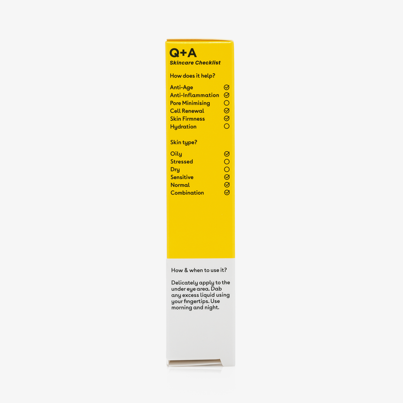Q + A Skin Caffeine Eye Serum 15ml (15ml) Heißer Verkauf