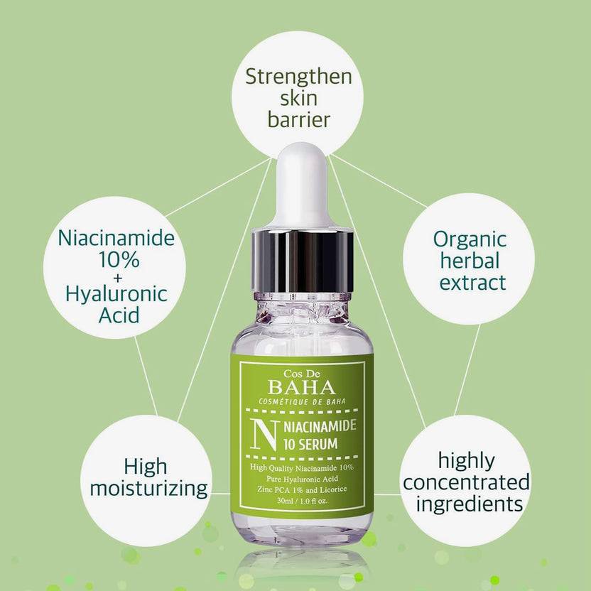 Cos de Baha Niacinamide Serum 30ml (N) (30ml) Speichern exportieren