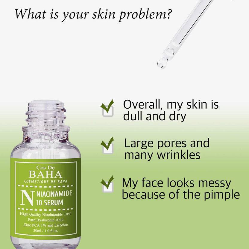 Cos de Baha Niacinamide Serum 30ml (N) (30ml) Speichern exportieren