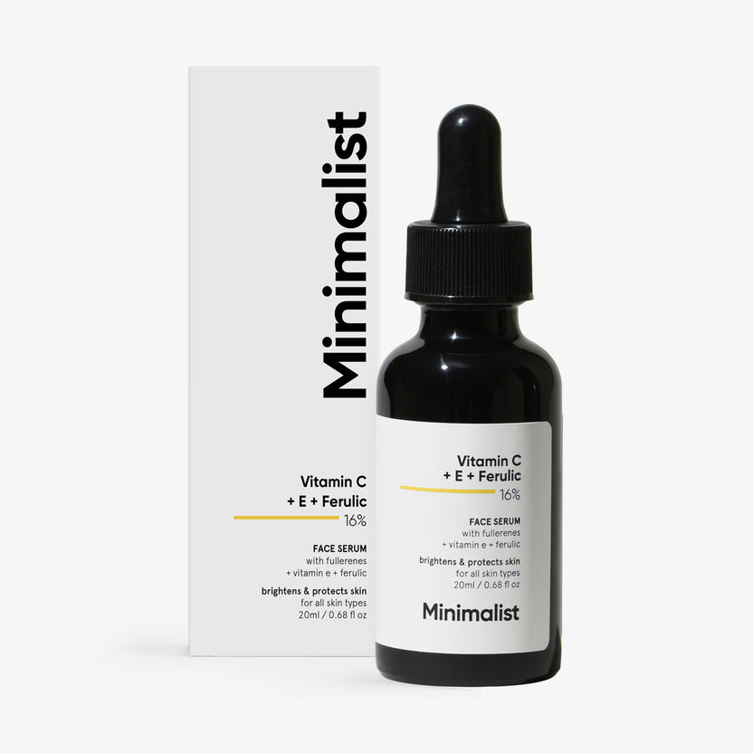 Minimalist Vitamin C + E + Ferulic 16% Face Serum (20ml) Schlussverkauf