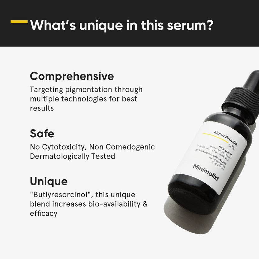 Minimalist Alpha Arbutin 02% Face Serum (30ml) Fabrik Onlineshop