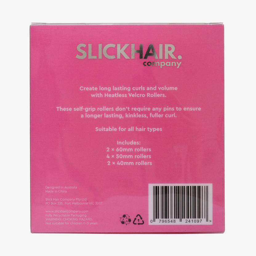 Slick Hair Heatless Velcro Hair Rollers (8 Pack) Super Sparpreis