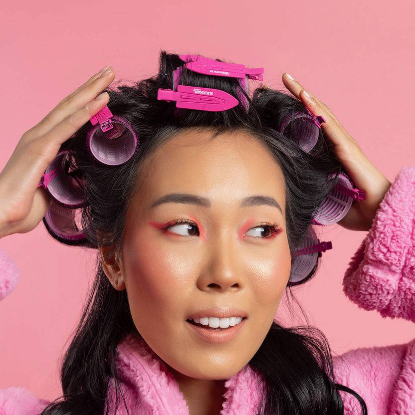 Slick Hair Heatless Velcro Hair Rollers (8 Pack) Super Sparpreis