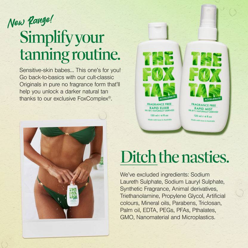 The Fox Tan Fragrance Free Originals Bundle (240ml) Bis zu 55% Rabatt