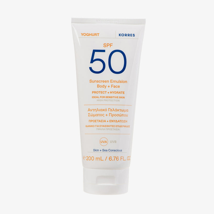 KORRES Yoghurt Sonnenschutz-Emulsion für Körper und Gesicht (200ml) Im Verkauf