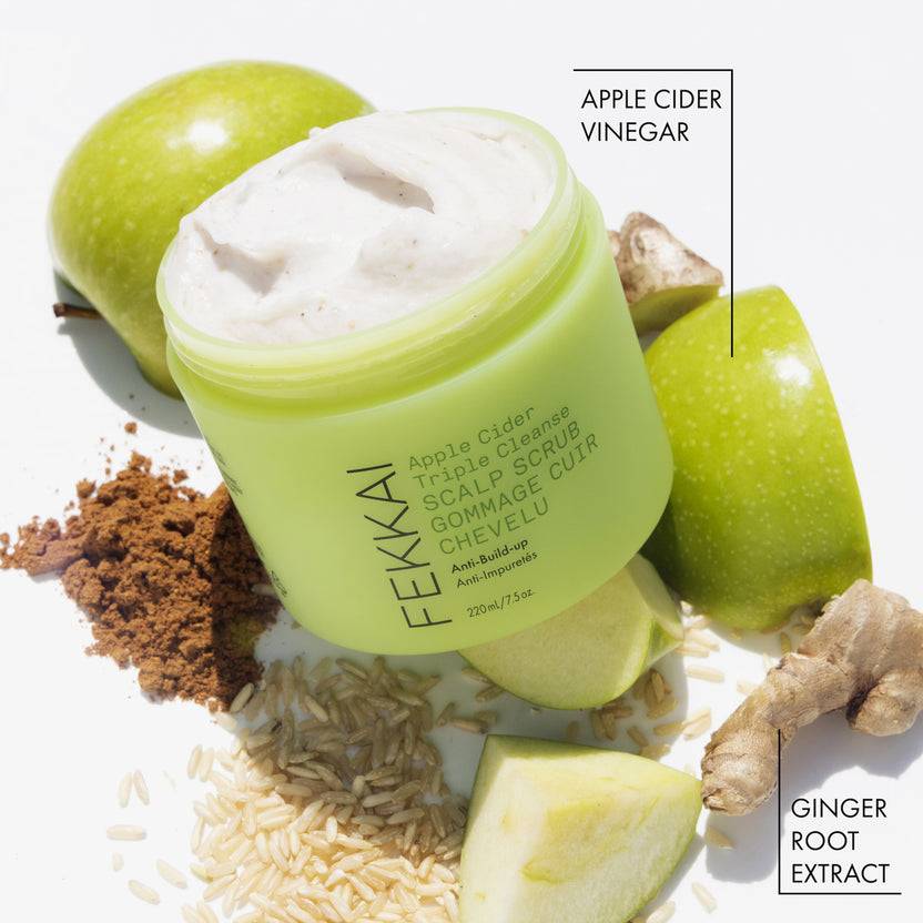 FEKKAI Apple Cider Triple Cleanse Scalp Scrub (220ml) Fabrik Onlineshop