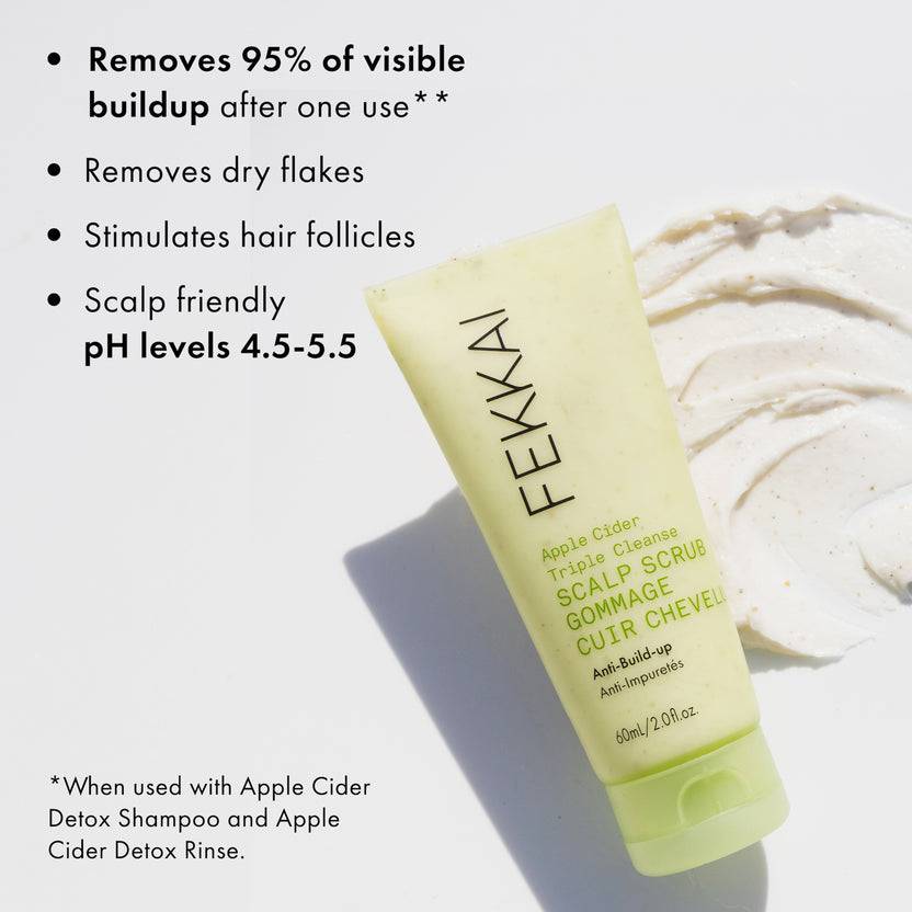 FEKKAI Apple Cider Triple Cleanse Scalp Scrub (220ml) Fabrik Onlineshop