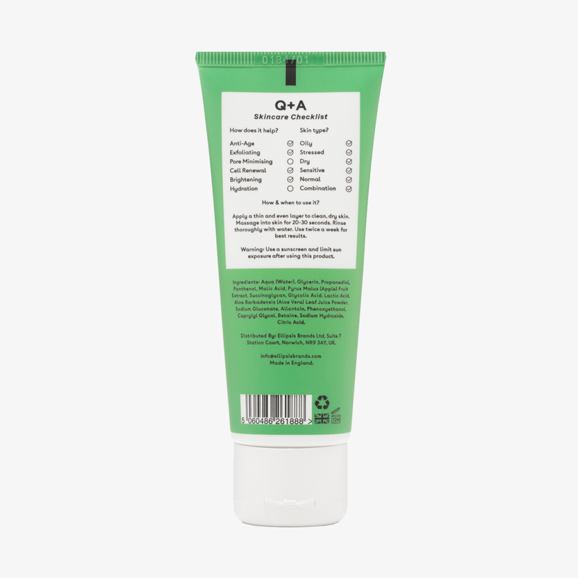 Q + A Skin Apple AHA Exfoliating Gel (75ml) Rabatt