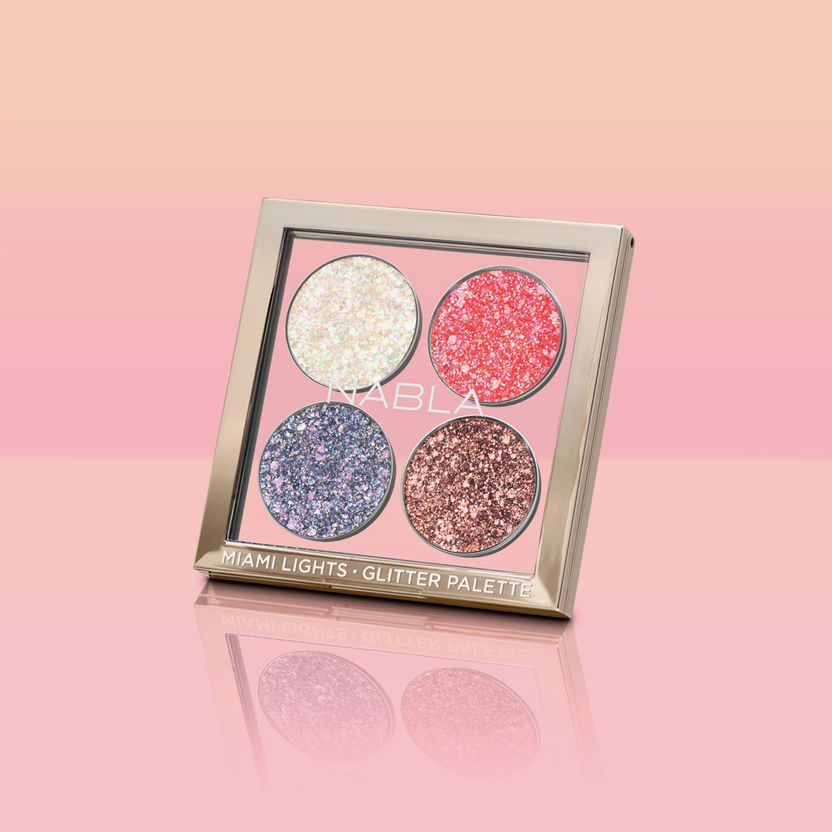 NABLA Cosmetics Miami Lights Glitter Palette Sonderangebot der Fabrik