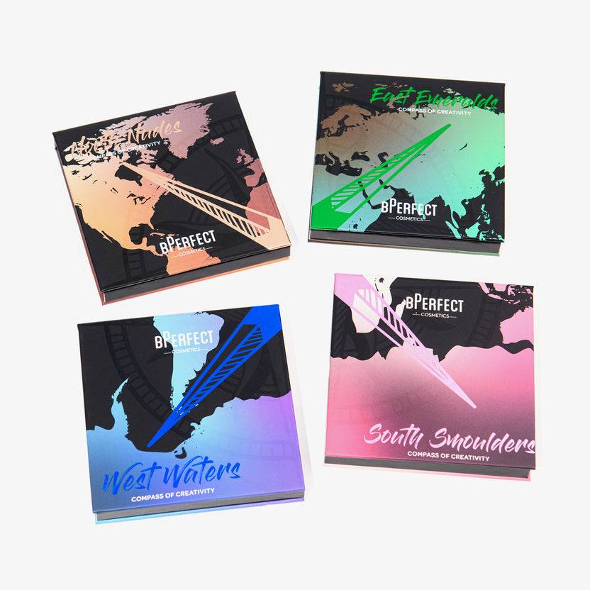 BPerfect Cosmetics Compass of Creativity Quad Shadow Collection (54g) Discount Store für neue Produkte