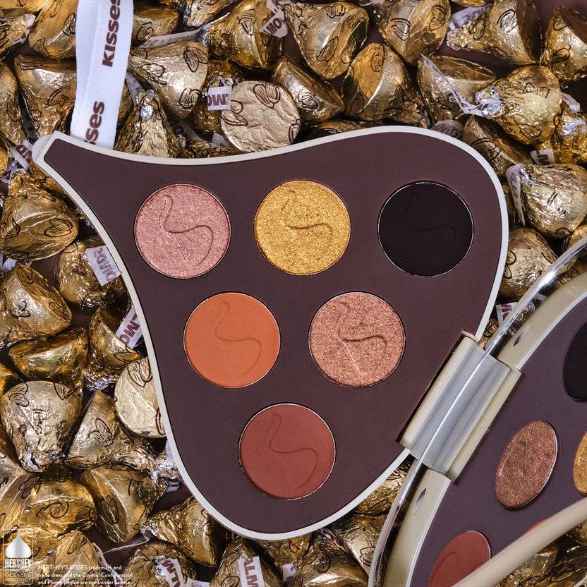 Glamlite Cosmetics Hershey's Kisses x Glamlite Milk Chocolate with Almonds Palette Versandkostenfrei