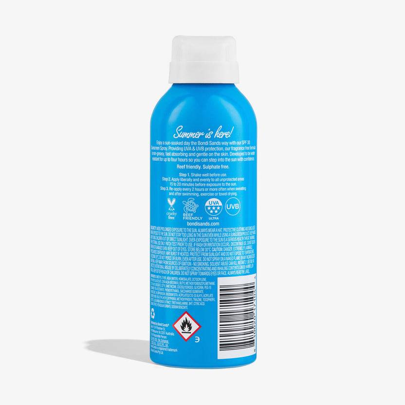 Bondi Sands SPF 30 Aerosol Mist Spray Fragrance Free (160g) 2025