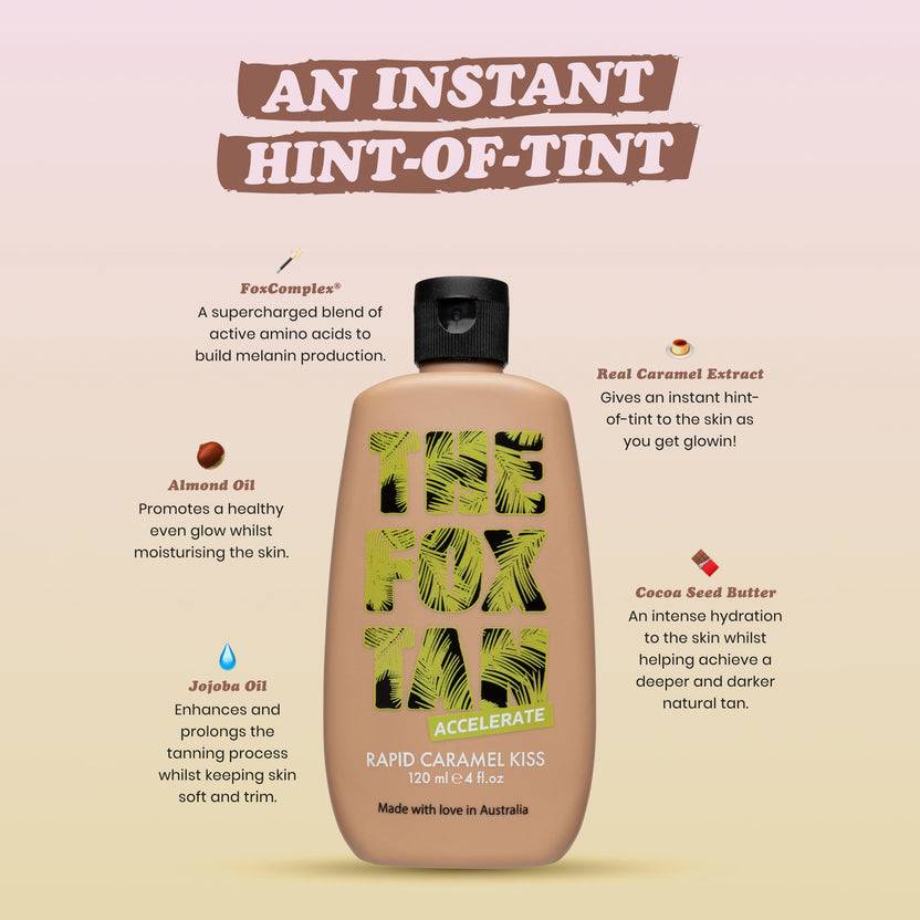 The Fox Tan Rapid Caramel Kiss (120ml) Meist gekauft