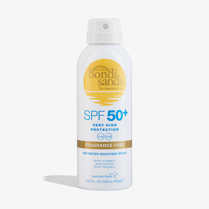 Bondi Sands SPF 50+ Fragrance Free Aerosol Mist Spray (160g) Kostenloser Versand