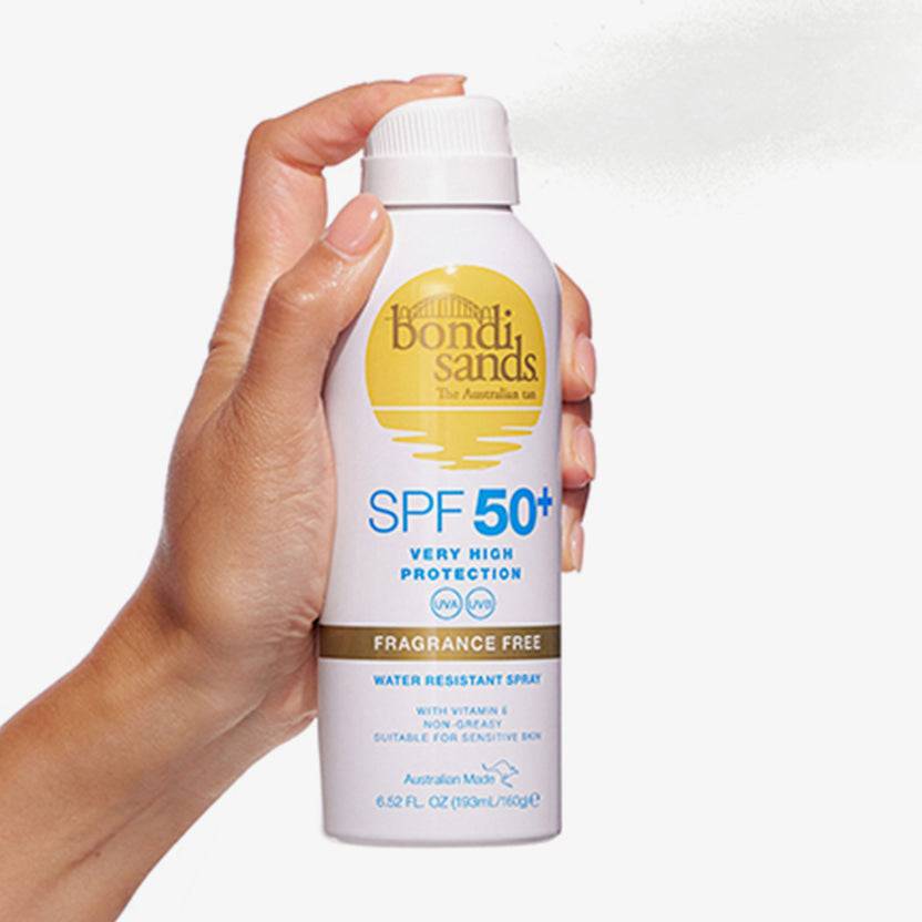 Bondi Sands SPF 50+ Fragrance Free Aerosol Mist Spray (160g) Kostenloser Versand