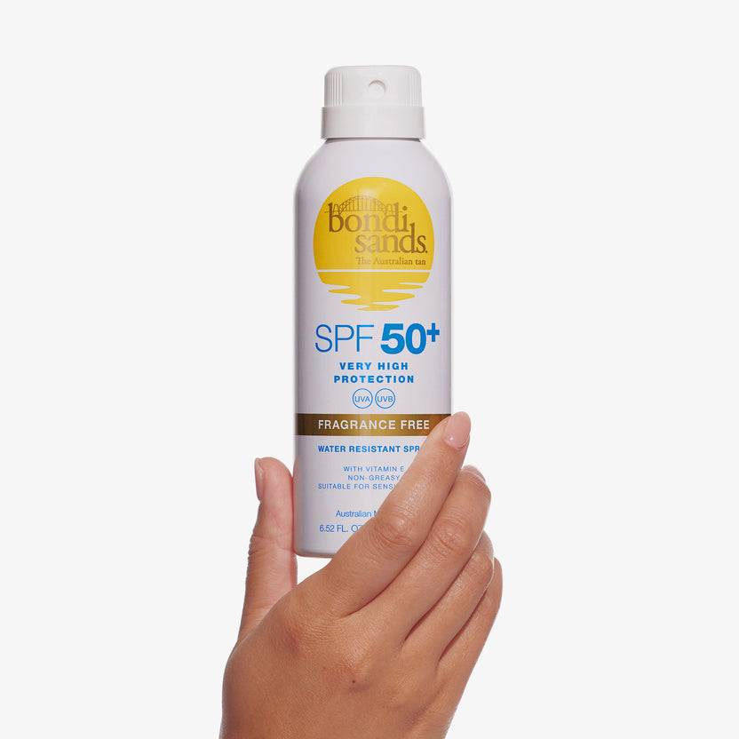 Bondi Sands SPF 50+ Fragrance Free Aerosol Mist Spray (160g) Kostenloser Versand