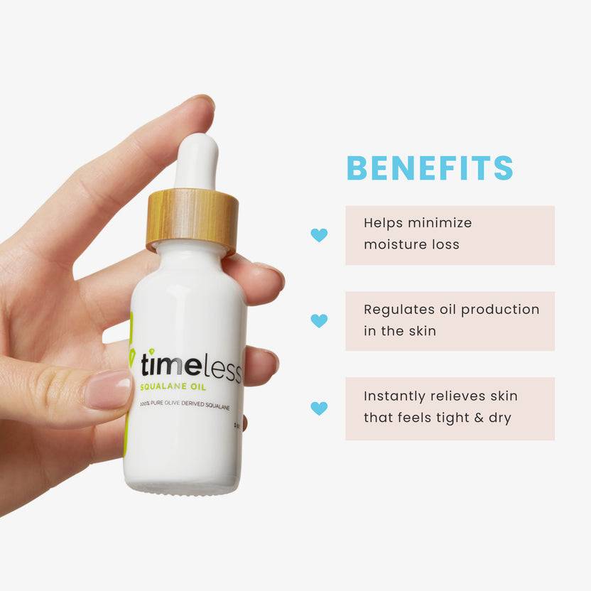 Timeless Skin Care Squalane Oil 100% Pure (240ml) Tiefpreis
