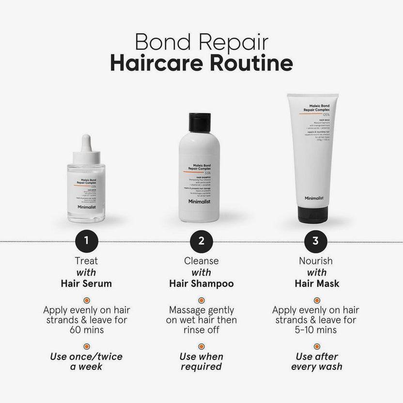 Minimalist Maleic Bond Repair Complex 3.5% Hair Shampoo (250ml) Fabrikladen