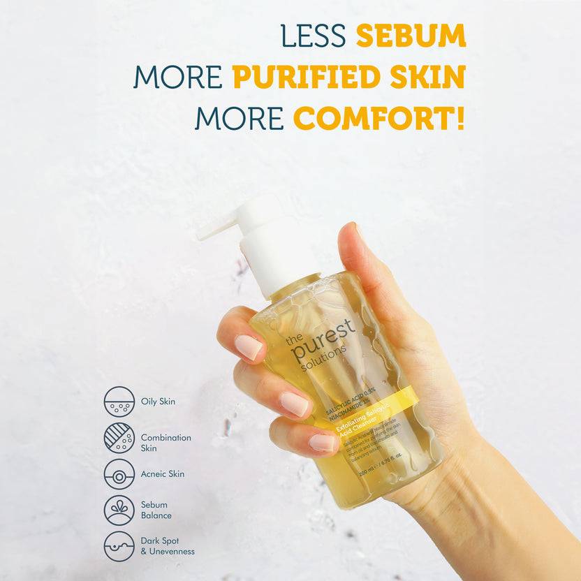 The Purest Solutions 0,5% Salicylic Acid + 1% Niacinamide Exfoliating Cleanser (200ml) Letzter Tag