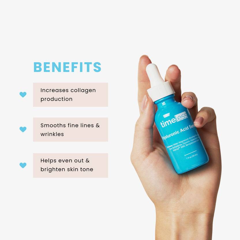 Timeless Skin Care Hyaluronic Acid Vitamin C Serum (30ml) Preisnachlass