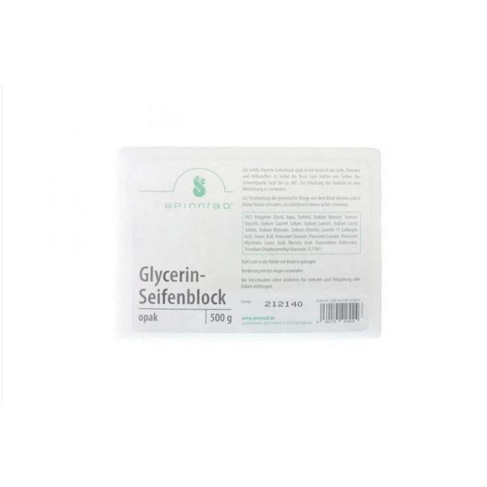 Spinnrad Glycerinseifenblock opak, 500 g Speichern exportieren