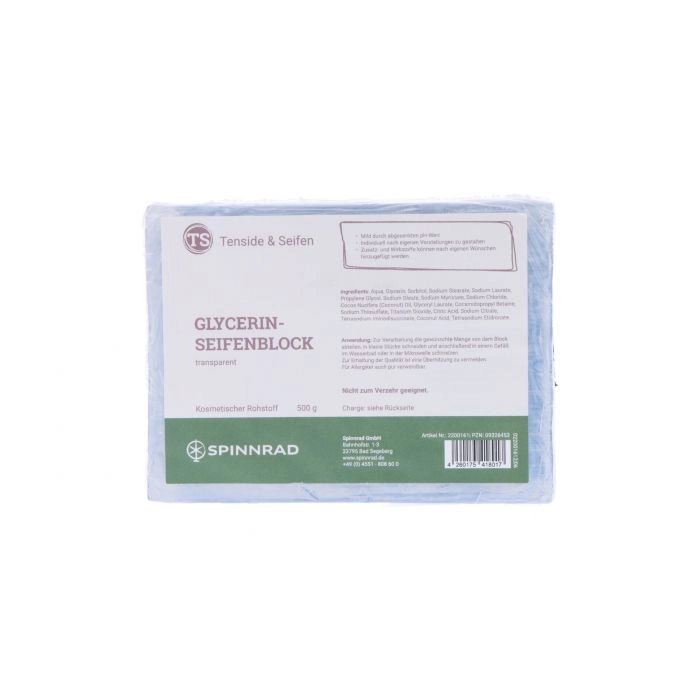 Spinnrad Glycerinseifenblock transparent, 500 g Black Friday Preise