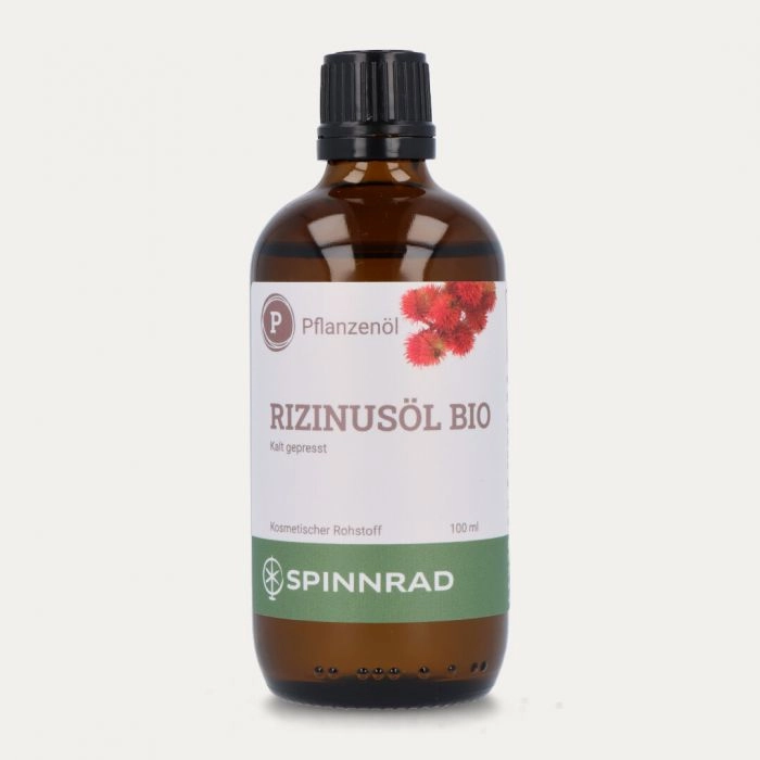 Spinnrad Rizinusöl BIO, für schöne Haut, gesunde Wimpern und Haare Kostenlose Rückgabe