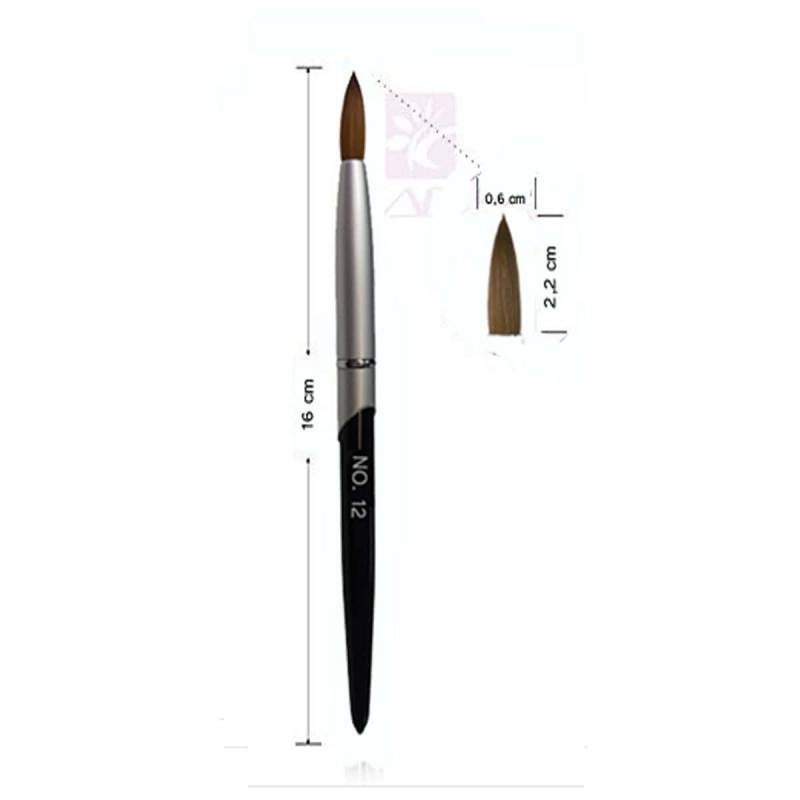 Sun Garden Nails Acrylpinsel Kolinsky Rotmarderhaar - Tropfenform spitz Online