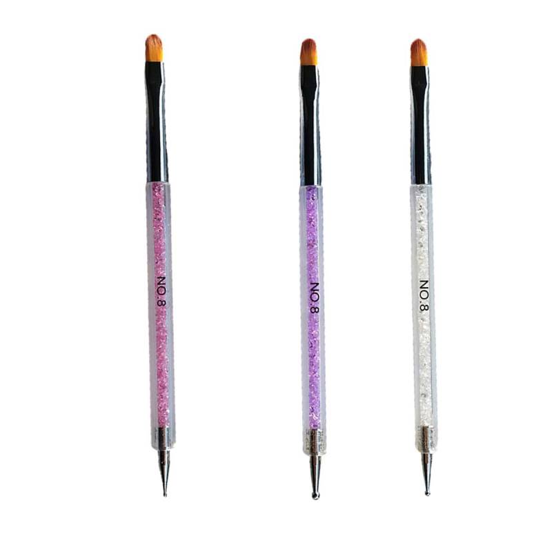 Sun Garden Nails 3 tlg. Set Spot Swirl Dotting Tool & Gelpinsel aus Rotmarderhaar - Rounded Angebote