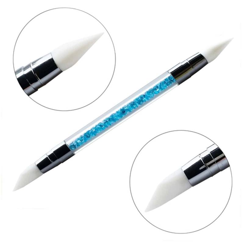 Sun Garden Nails Silikon Gummi Pinsel & Nailart Tool 2in1 Günstiger Verkauf