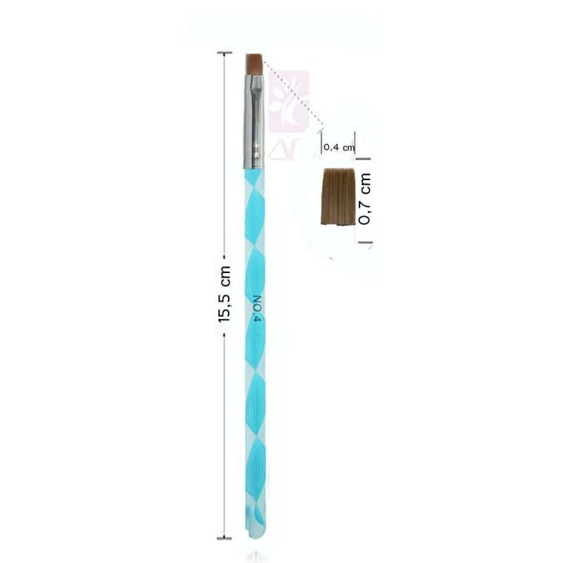 Sun Garden Nails Gelpinsel aus Echthaar - Square Sonderangebot
