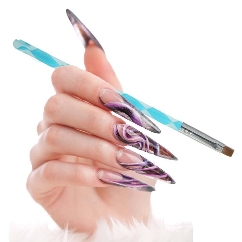 Sun Garden Nails Gelpinsel aus Echthaar - Square Sonderangebot