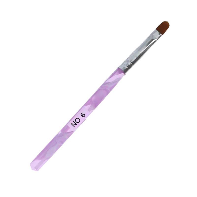 Sun Garden Nails 4 tlg. Set Gelpinsel aus Rotmarderhaar - Rounded Günstig kaufen