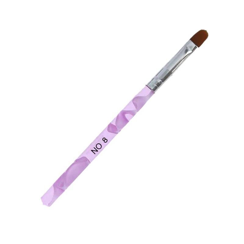 Sun Garden Nails 4 tlg. Set Gelpinsel aus Rotmarderhaar - Rounded Günstig kaufen