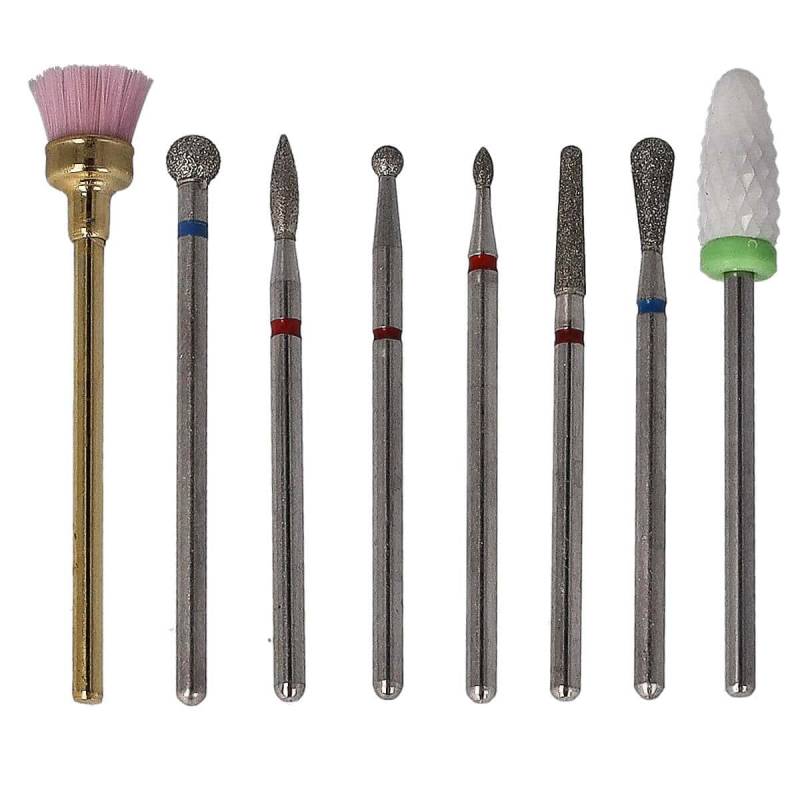 Sun Garden Nails 8tlg. Bit Set Nagel Fräser Aufsätze - Set 1 Blitzangebot